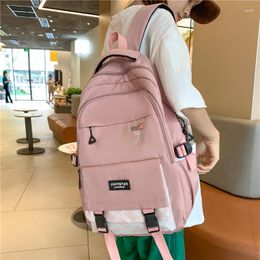 School Bags Multi-Pocket Waterproof Nylon Student Backpack Fashion For Teenage Girls Boys Ladies Casual Travel Laptop Rucksack