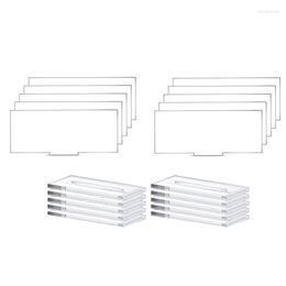 Jewellery Pouches 10 Pcs Clear Table Display Holder Wedding Number With Card Slot For