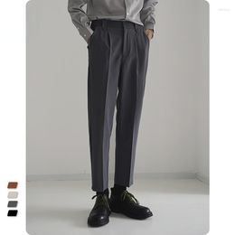 Men's Pants MRMT 2023 Brand Small Trousers Cropped Tapered Drape Slim Feet Casual Suit Man's