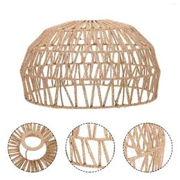 Pendant Lamps Lampshade Paper Design Light Cover Home Covers Shell Accessory Woven Style Restaurant Ceiling