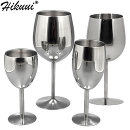 Wine Glasses 2Pcs Classical Stainless Steel 188 Wineglass Bar Glass Champagne Cocktail Drinking Cup Charms Party Supplies 230818