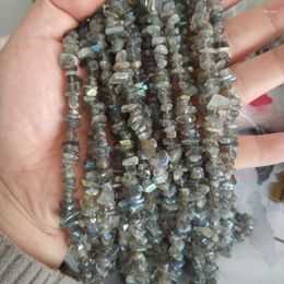 Beads Natural Grey Labradorite Stone Loose High Quality 5-8mm Chip Irregular Shape Necklace Bracelet Jewellery Accessories A482