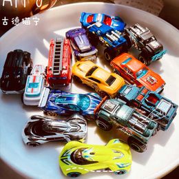 Wholesale Mix 20pcs Children's Decoration 1:32 Iron Sheet Diecast Model Cars Sliding Simulation Racing Alloy Toy Vehicles