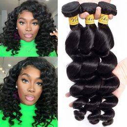 Best Loose Wave Bundles Brazilian Human Hair Weave Bundles 1/3/4 Bundles Deal Top Quality Human Hair Extensions Wholeasle