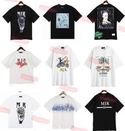 Designer Amaris Men Tshirt Limited Edition Couples Tees Street Wear Fashion Brand Shirt Splash-ink Letter Print Amirs Short Sleeve Casual Loose Men Tee Crewneck a19