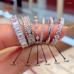 Wedding Rings CAOSHI Low-key Bands For Women Elegant Female Dazzling Zirconia Engagement Jewellery Delicate Fashionable Lady Accessories