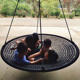 Camp Furniture Diameter 60cm Swing Outdoor Children Entertainment Round Toy Sturdy Garden Patio Durable Hanging Chair