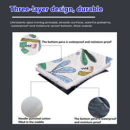 Mat 2*2M Big Size Camping Mat Machine Washable Portable Foldable Waterproof Picnic Mats Garden Lawn Beach Moistureproof Blanket Pad