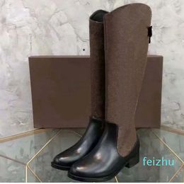 Winter heiß verkauft Mode Luxus Designer Boots Stiefel Flip Leder