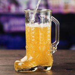 Wine Glasses Draught Beer Mug Boots Cup With Large Thickened Juice Glass Bar KTV Creative Personality LB030601