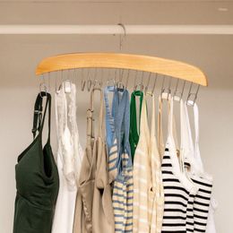 Hangers Multifunctional Bra Hanger Wooden Clothes Save Wardrobe Space Closet Organiser Women Rack For Beanie Scarfs