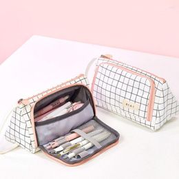 Storage Bags Large Capacity Pencil Case Kawaii Pen School Supplies Stationery Pencils Box Cute Cases Students Pouch