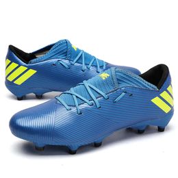 Dress Shoes Plus Big Size 36-49 High Ankle Sneakers Men FG Soccer Shoes Kids Outdoor Cleats Long Spikes Profession Chaussure Football Shoes 230818