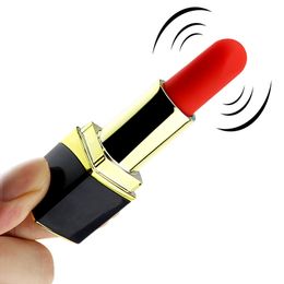 Sex toys magnetic charging portable lipstick jumping egg female small av stick masturbator simulation lipstick vibrator adult sex products.