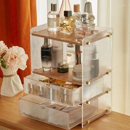 Storage Boxes Multi-layer Drawer Style Box Acrylic Sewing Shelf Facial Mask Skin Care Products Makeup Organiser