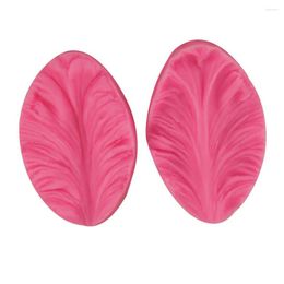 Baking Moulds 2Pcs/set Fondant Silicone Mold 3D Flower Cooking Wedding Decoration Sugar Craft Molds Leaves Petal DIY