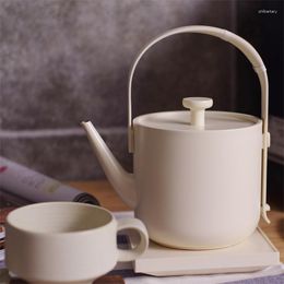 Retro Style Tea Pot 1000W Power Underpan Heating Water Heater Auto-Off Function 220V Electric Kettle Boiler