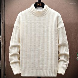 Men's Sweaters Autumn Winter Male Turtleneck Pullovers Knitted Casual Sweat-shirt Harajuku Fashion Vintage Slim Fit Clothes