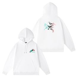 Arco Teryx con cappuccio con cappuccio con cappuccio con cappuccio zip da uomo con stampa grafica hip hop hop maniche corta cotone giring tops per tee per uomo con cappuccio da maschere da uomo con cappuccio con cappuccio