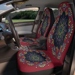 Car Seat Covers Red Boho Bohemian Cover For Universal Protector Accessories Front Sea