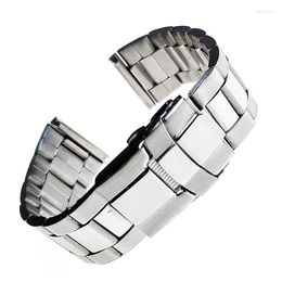 Watch Bands Metal Strap 20mm22mm Stainless Steel Watchband Folding Buckle Straps Men Diving Banding Bracelet Replace Band