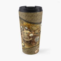 Water Bottles Noble Steampunk Design Travel Coffee Mug Reusable Cup