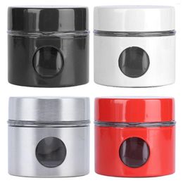 Storage Bottles Coffee Bean Container Iron Glass Mini Sealed Jar Kitchen Tank For Beans Tea Jars Canister