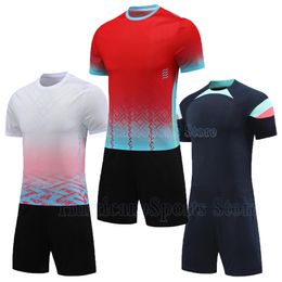 Outdoor TShirts Kids Men Football Jerseys Sets Adult Soccer Training Clothes Boys Uniforms Youth Tee Shirt Shorts 230821