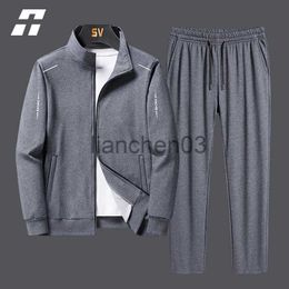 Men's Tracksuits Men Tracksuit Casual Sportswear 2023 Printed Men's Set Sping Autumn Two Pieces Set Men Sports Suit Fashion Jacket Pants Clothing J230821