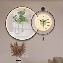 Wall Clocks Modern Home Clock Hanging Hands Living Room Round Watches Big Size Fashion Silent Iron Art Reloj Digital Pared Decor