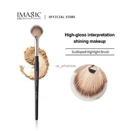 Makeup Brushes IMAGIC 1Pc Highlighting Blush Brush Black Single Facial Makeup Soft Professional High Quality Multifunction Cosmetic Beauty Tool HKD230821