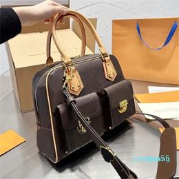 Handbags Shoulder Bag Vintage Crossbody Purse Women Tote Bags Classic Letter Travel Handbag External Flap Bag Removable Strap Totes Wallet