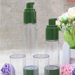 30ml 50ml Green Packing Bottle Portable Airless Pump Dispenser Bottles For Travel Lotion Empty Cosmetic Containers SN347goods Vgton