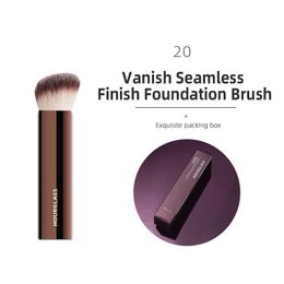 Hourglass Makeup Brushes Cosmetics Vanish Seamless Finish Foundation Brush Genuine Quality Creamy BB Primer Kabuki Brushes Synthetic Hair NO 1-10 Drop Ship 492