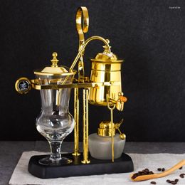 Royal Belgium Coffee Machine Siphonic Distillation Pot Make Suit Drip Type Manual Ciphon 4-6 Cups