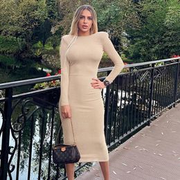 Casual Dresses Sexy Backless Shirring Bright Silk Slim Evening Long Dress Female Slash Neck Sleeve Wrap Night Partywear