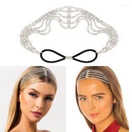 Hair Clips Elegant Crystal Headband Multi-Layered Headpieces Pageant Prom Party Wedding