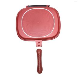 Pans Pot Steak Breakfast Omelette Baking Home Kitchen Double Sided Cookware Non-stick Frying Pan Square Professional Pancake Trays