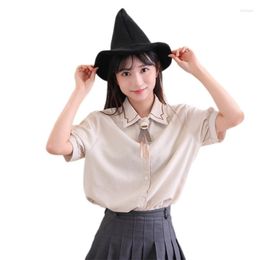 Berets Women Halloween Witch Top Hat Theme Party Wizard Stage Props Headwear