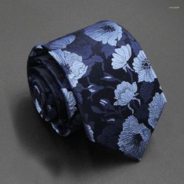 Bow Ties Men's 100 Silk Tie Cravat Jacquard Neckerchief Flora Necktie Blue Red Business Office Casual High Density Waterproof