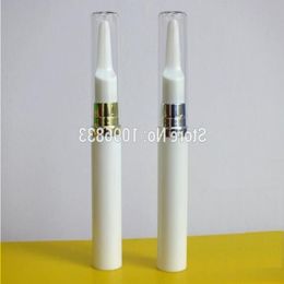 10ML Airless Eye Serum Pen with Massage Head, Cosmetics Essence Lotion Packaging Bottles, 10g White Bottle, 100pcs Ldhcs