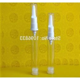 12G 12ML Airless Eye Cream Bottle, Vacuum Pen, Cosmetic Essence Packing Transparent Pump 100pcs Xevms