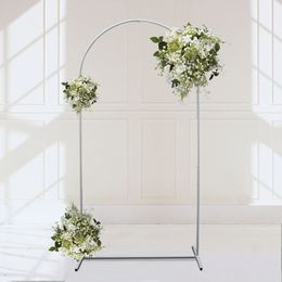 Other Event Party Supplies 2x1m Wedding Arch Metal Backdrop Frame Balloon Flower Stand For Birthday Garden Decoration 230818