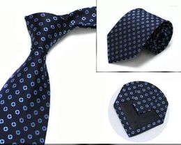 Bow Ties Men's 100 Silk Tie Cravat Blue Neckerchief Wedding Business Casual Necktie High Density Waterproof