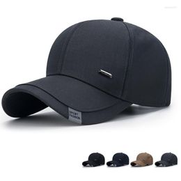 Berets Men's Trucker Caps Business Snapback Baseball Cap Hip-hop Style Cotton Comfortable Visors Adjustable Dad Hat