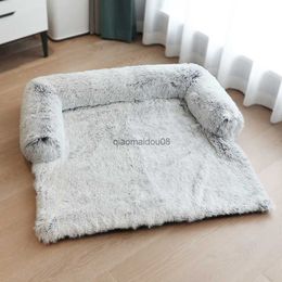 Other Pet Supplies Washable Dog Cushion Sofa Puppy Mat for Large Kitten Winter Plush Pet Bed Warm Cat Pad Removable Cover Dogs Nest with Zipper HKD230821