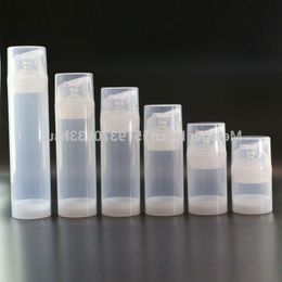 Makeup Tools Transparent Essence Pump Bottle Plastic Airless Bottles For Lotion Bath Cosmetic Container 10 pcs/lot Xaeku