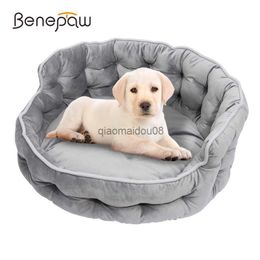Other Pet Supplies Benepaw Warm Small Dog Bed Washable Luxury Pet Sofa Couch Super Soft Fluffy Non-Slip Sleeping Cat Puppy Bed Easy To Clean HKD230821