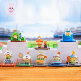 Blind box Little Parrot BEBE School Sports Competition Blind Box Toys Mystery Box Mistery Caja Surprise Figure Kawaii Model Birthday Gift 230821