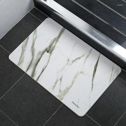 Bath Mats Diatomite Mat Fast Drying Bathroom Carpets Super Absorbent Entrance Doormat Home Area Rugs Shower Room Foot Pad 30x40cm